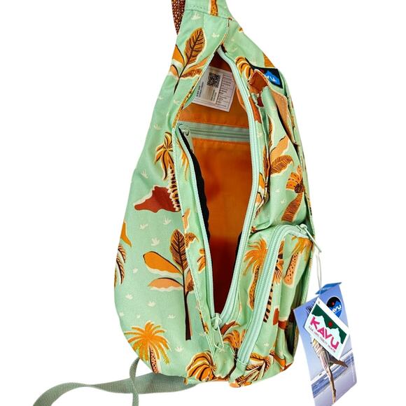 NWT Kavu Mini Rope Sling Vintage Palm Bag - Picture 4 of 5